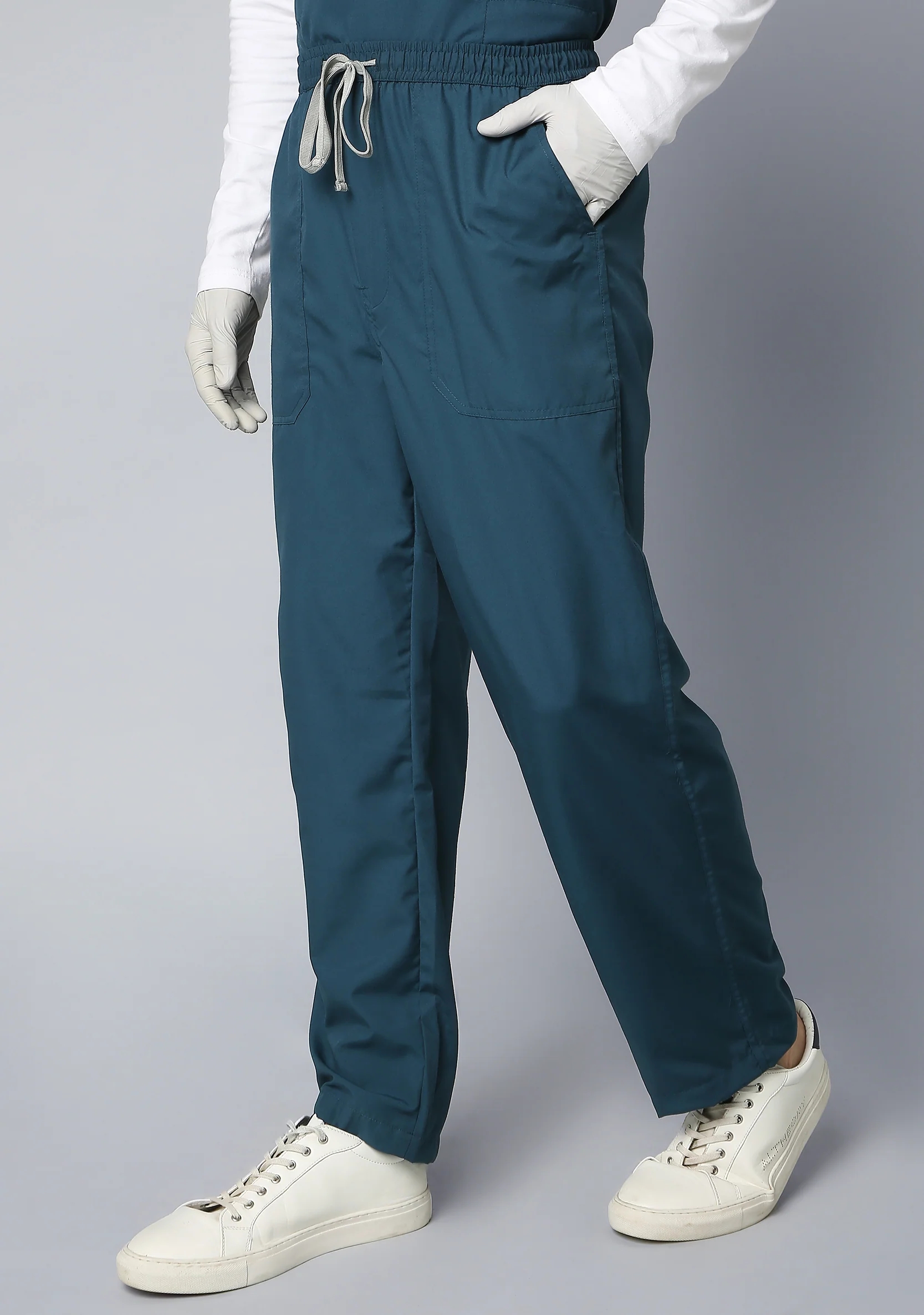 Classic Men's 2-Pocket (Forest Green) Scrub Bottom