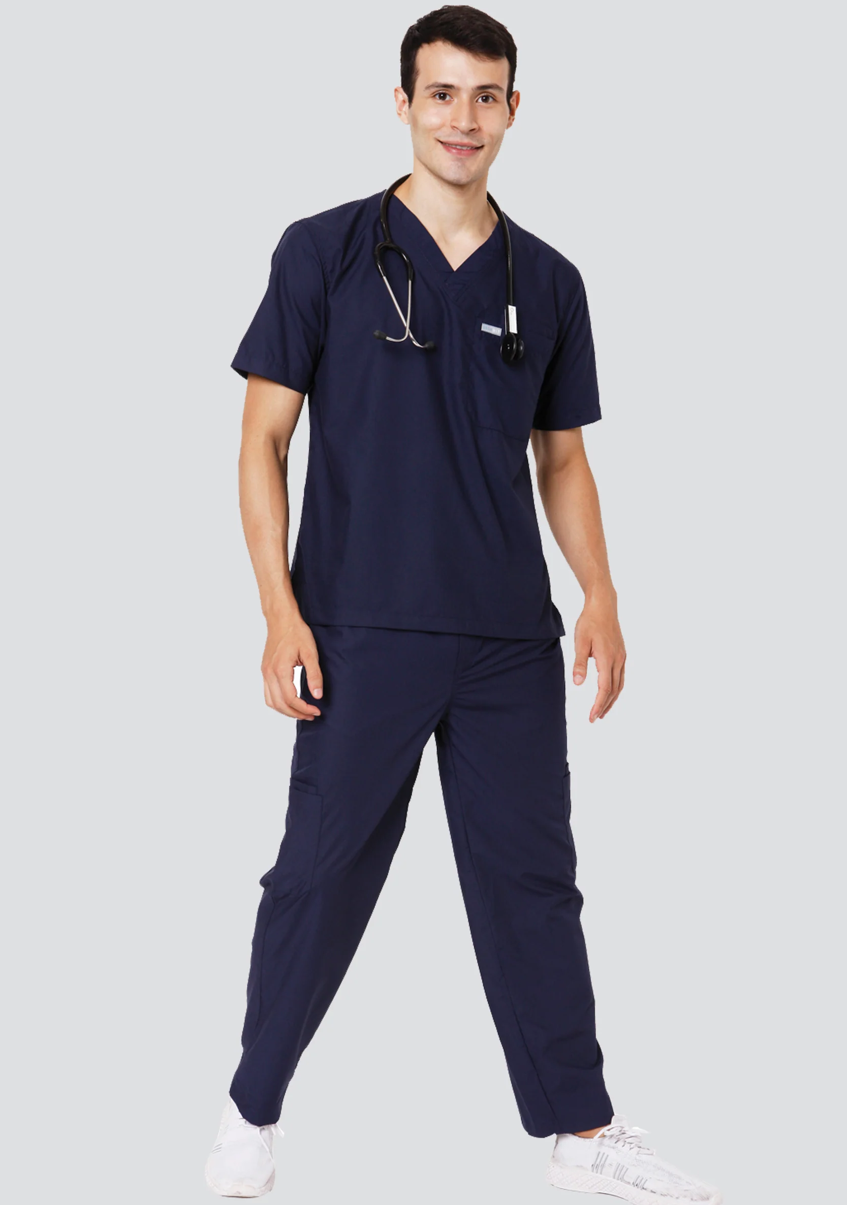 Classic Men's 6-Pocket Movement (Navy) Scrub Bottom - Image 5