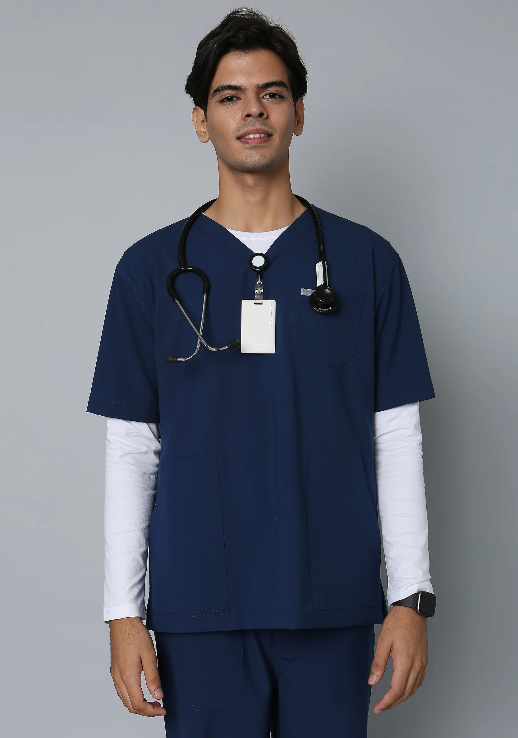 Ecoflex Men's 2 Pocket (Navy Blue) Scrub Bottom - Image 8