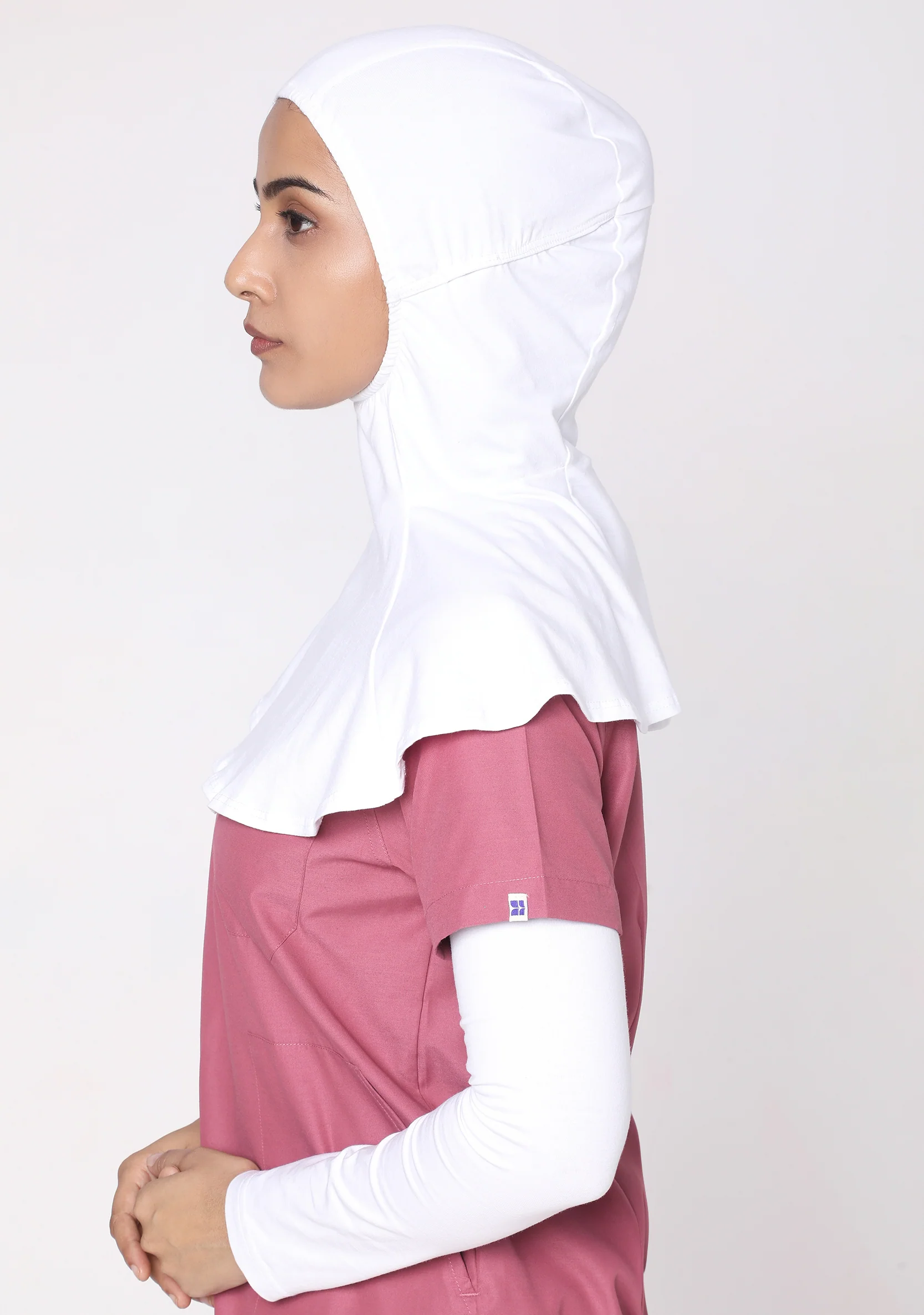 Women's (White) Hijab - Image 3